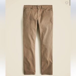 Jcrew 484 Slim-fit garment-dyed five-pocket pant in vintage dill 28/32 NWT